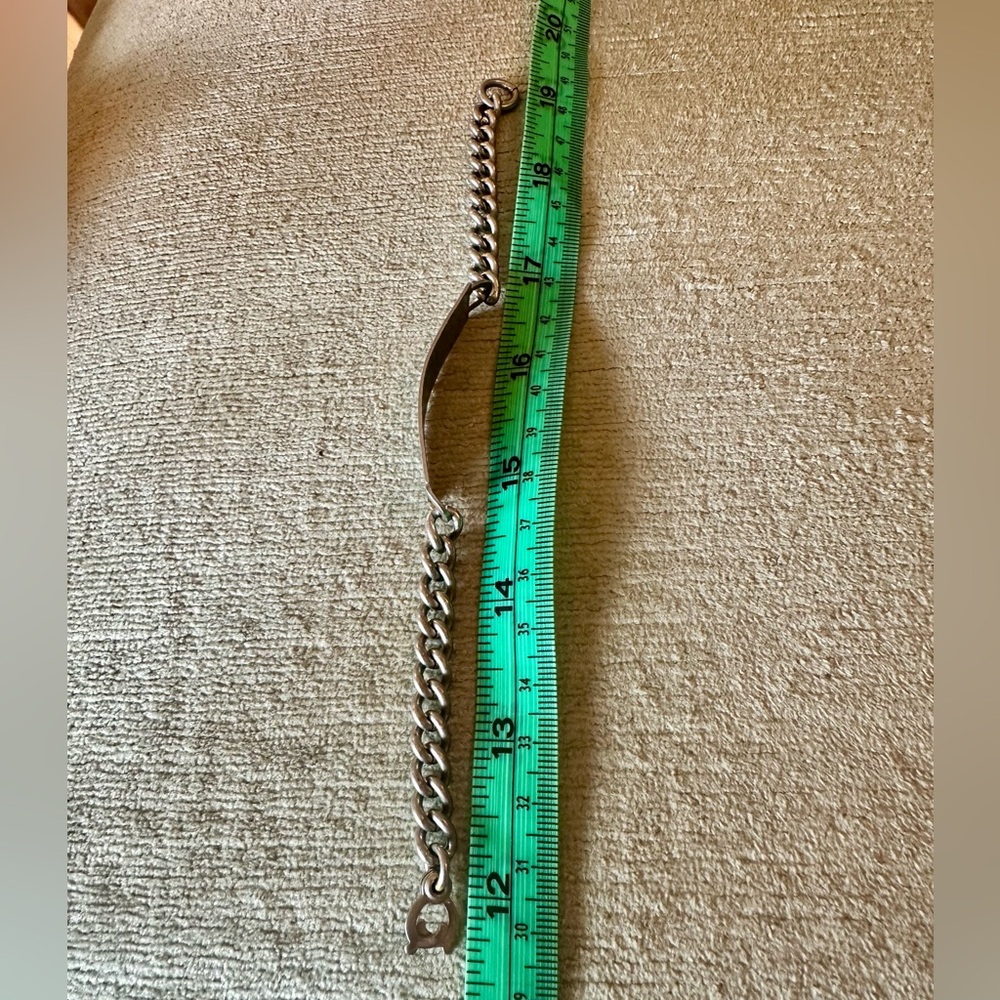 Coro Vintage 1940s “Marion” ID bracelet silver tone. - Picture 8 of 9